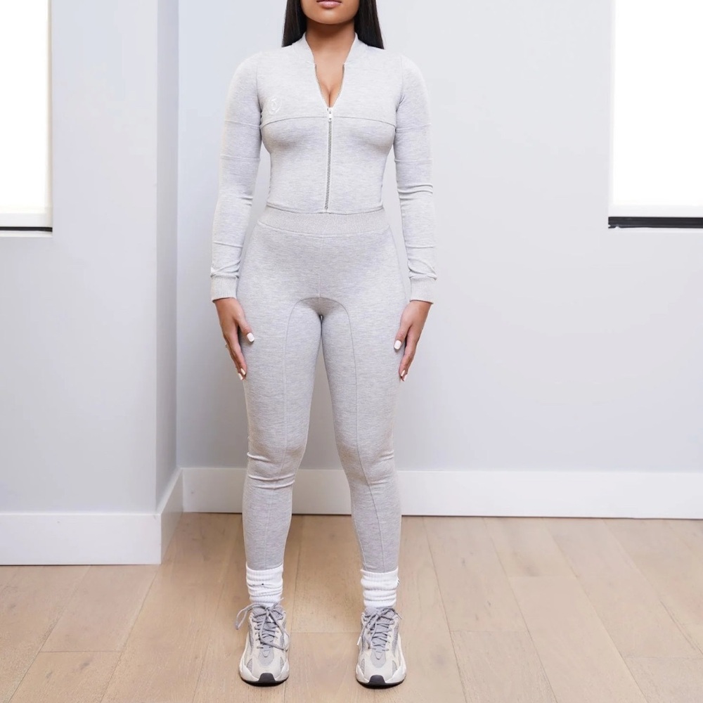 Diafora Heather Gray Olympus Jumpsuit - Size XS